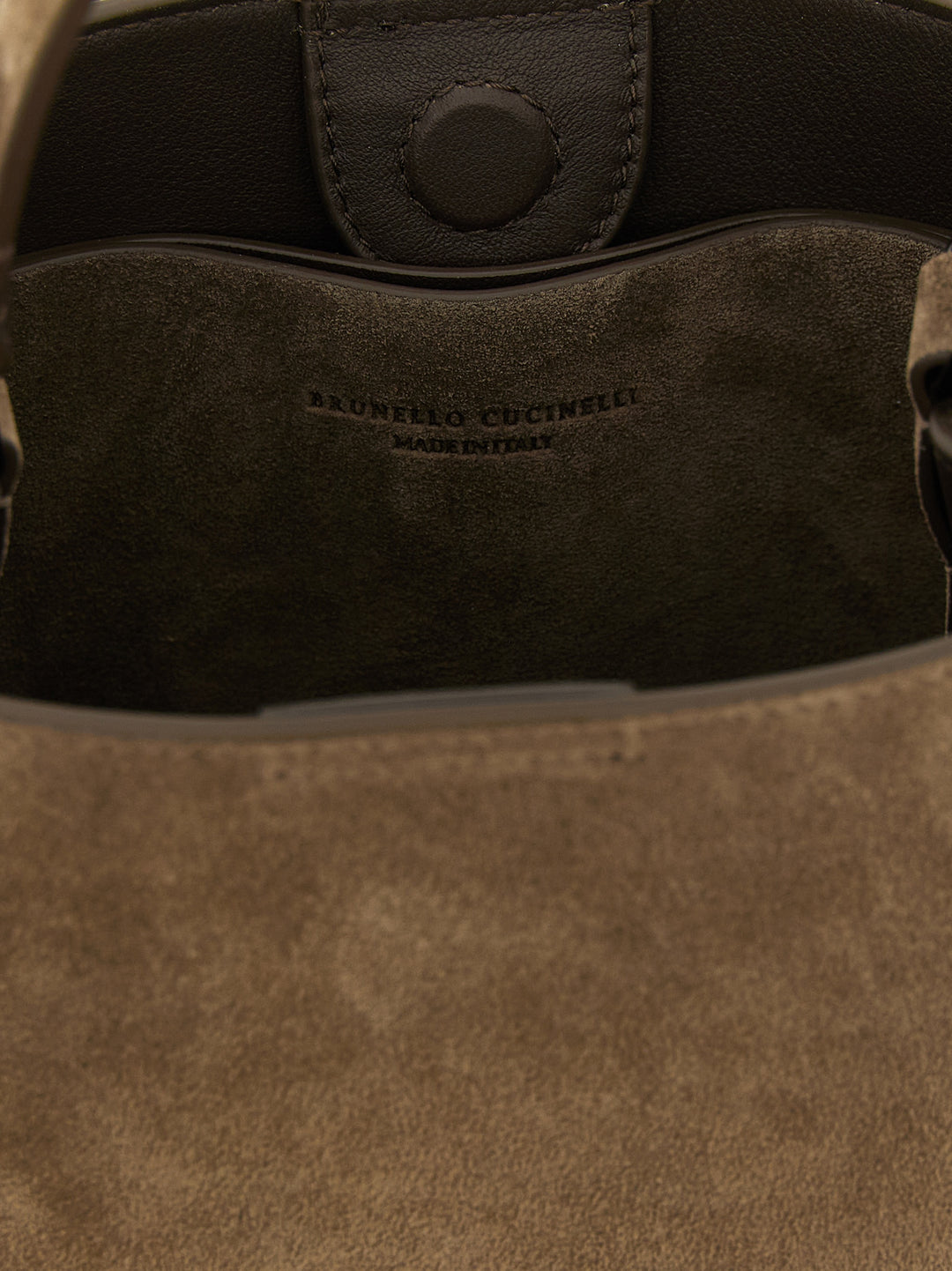 Brunello Cucinelli Essence Hand Bags - Brown | d438457594b92e6def1243493556e8bde0b5af71