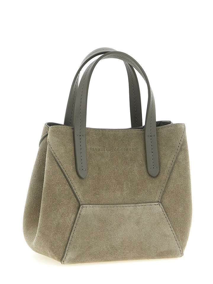 Brunello Cucinelli Bc Duo Hand Bags - Gray | 6aa3c026c84d4c5259df9fc66b4fb80e7a94586b