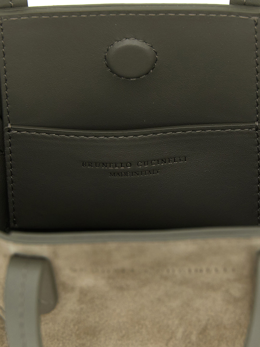 Brunello Cucinelli Bc Duo Hand Bags - Gray | 51708475b2f13b67ef7fd00aa9f3510e06b0f4d8