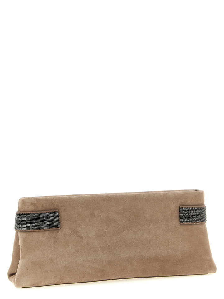 Brunello Cucinelli Essence Clutch - Beige | dd7e56d9a4490d9e81c8de63dd02db6417c73bc8