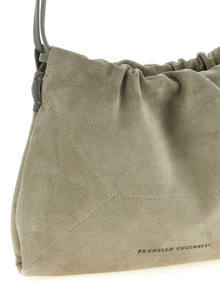 Brunello Cucinelli Bc Duo Clutch - Gray | d37156b10ea7e7b9fb7c8d0b2832eeddb51beddc