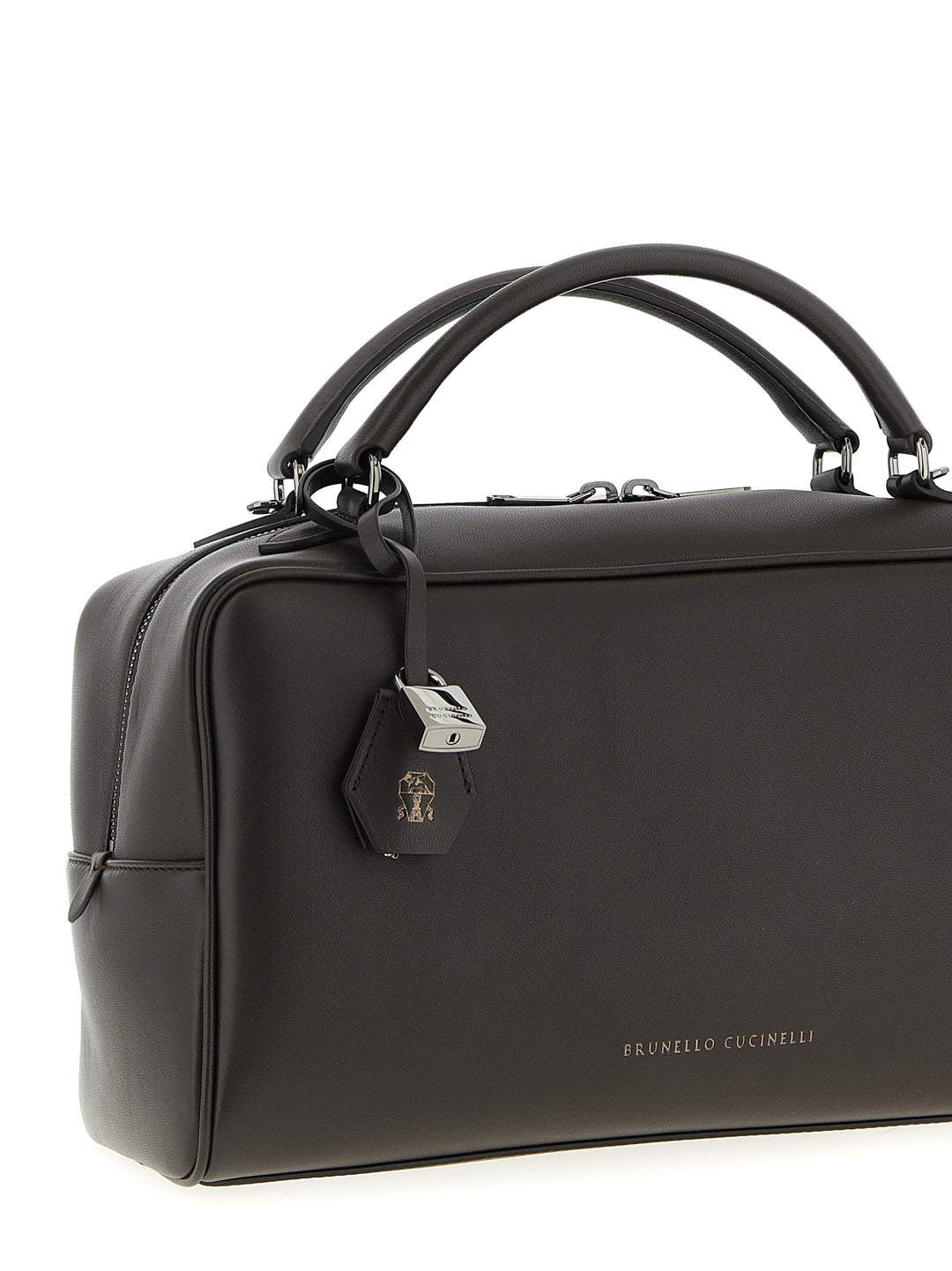 Brunello Cucinelli Boston Explorer Hand Bags - Brown | 7b7c48722a1f0f51afb6e7b7f0c290fe8a805b69