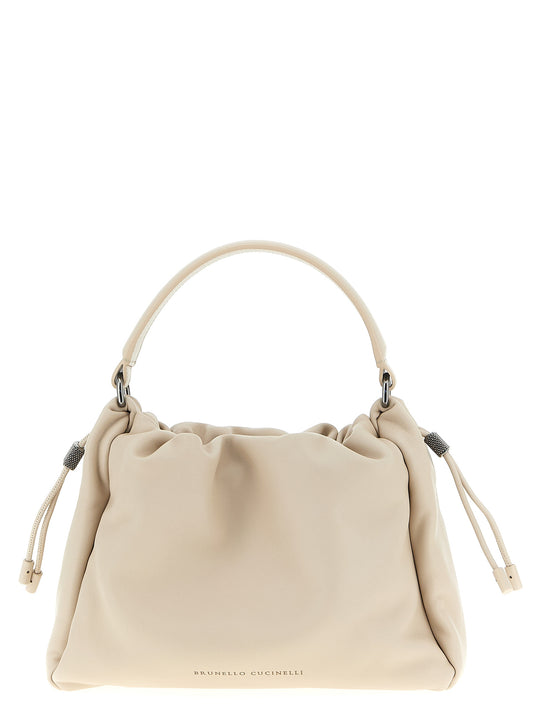 Bucket Mellow Hand Bags Beige