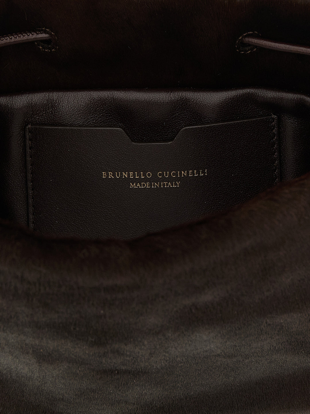 Brunello Cucinelli Bucket Mellow Crossbody Bags - Brown | 7d903fac2ca1bad3bd15d01747d8f035a7e9db56