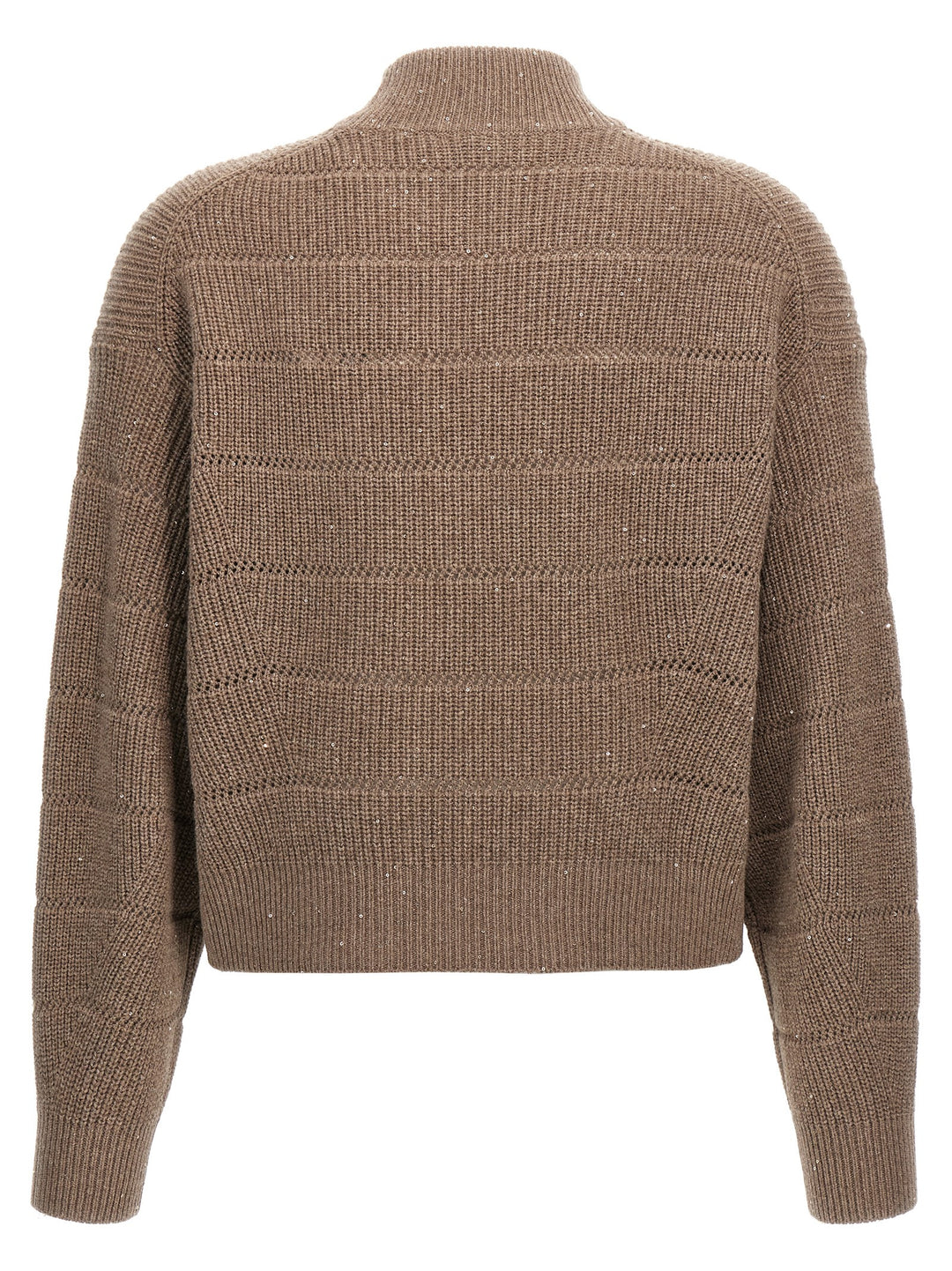 Brunello Cucinelli Rustic Dazzling Net Sweaters and Cardigans - Brown | 891568c29d195412eebf8d264f18f538d358728f