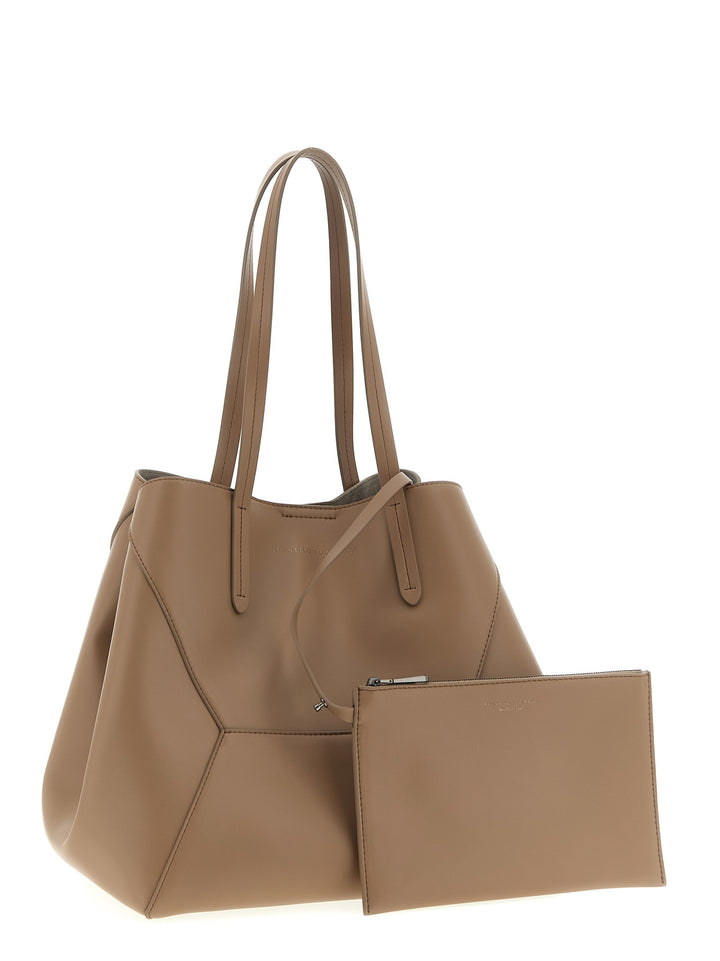 Brunello Cucinelli Bc Duo Shoulder Bags - Beige | 9d245f7a1ff5d71fbbfc3885e4293b8b1283b9ab