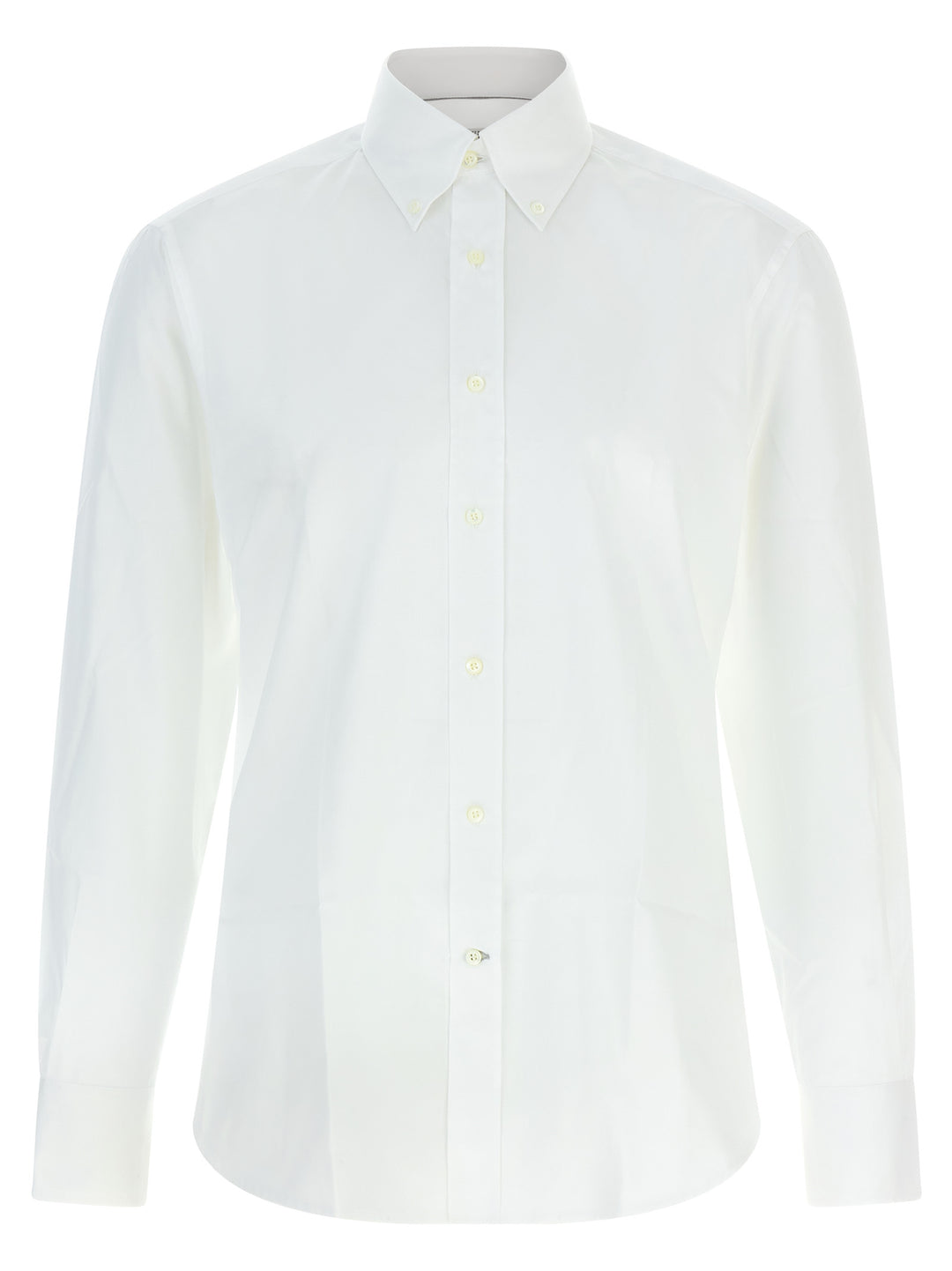 Brunello Cucinelli Button-Down Shirt Shirt and Blouse - White | 4b7b7dc60547345060ecd9c371be09dde0e3d408