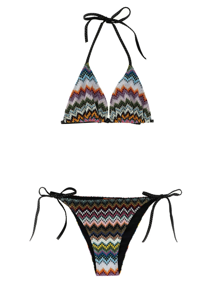 Missoni Zigzag Pattern Bikini Beachwear - Multicolor | 105b608a8341012d32ad98b61b1d628a0cfaa852