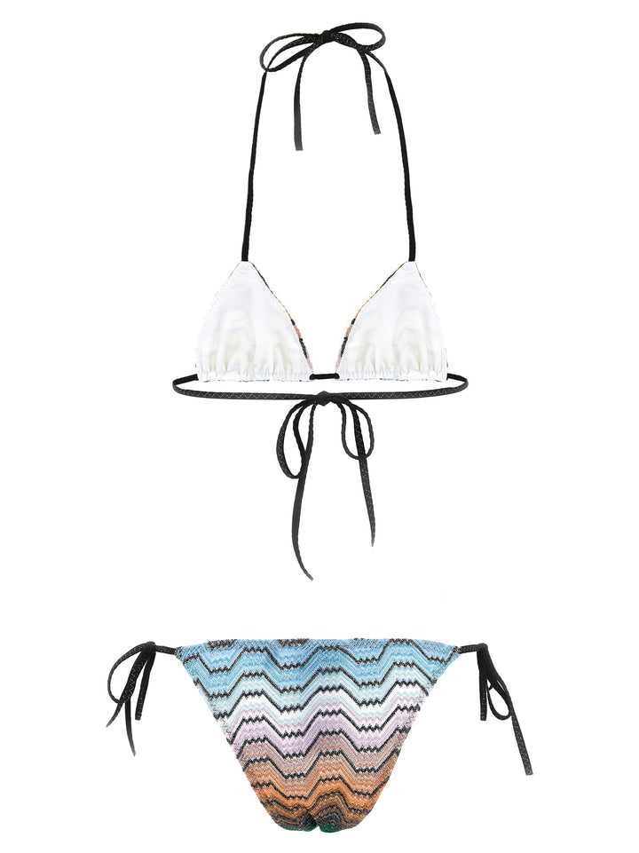 Missoni Greek Motif Bikini Beachwear - Multicolor | 2fa57815b40e095cd599de0e693bdd217efc42e1