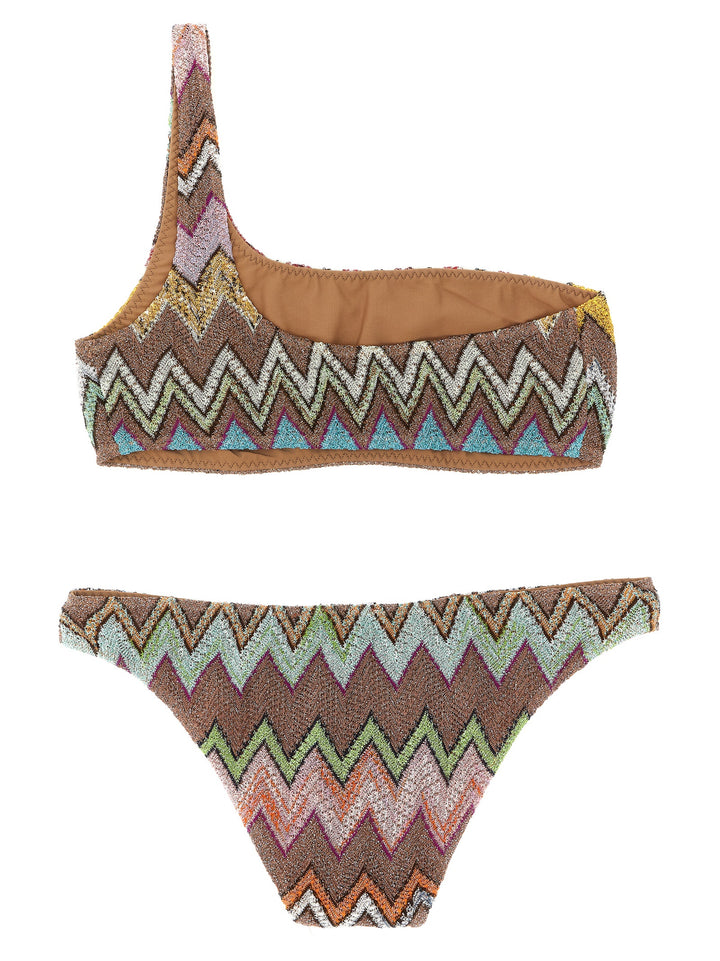 Missoni Lamé Viscose Bikini Beachwear - Brown | 595aa7008032820127cae0639971fb536fd446c0