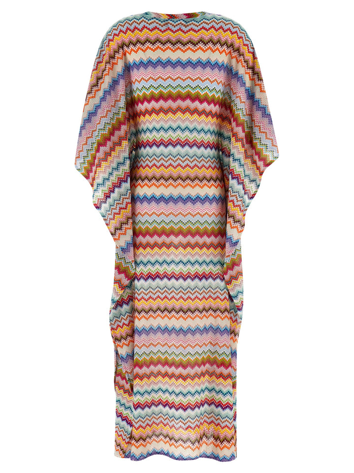 Missoni Zigzag Knit Dress Dresses - Multicolor | 0ba3f4aacd65214d8b0783cacec5d2329f8b5659