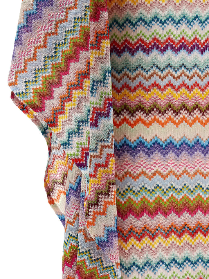 Missoni Zigzag Knit Dress Dresses - Multicolor | c418e4b31526c3720db5c557decf758f3ac98f63