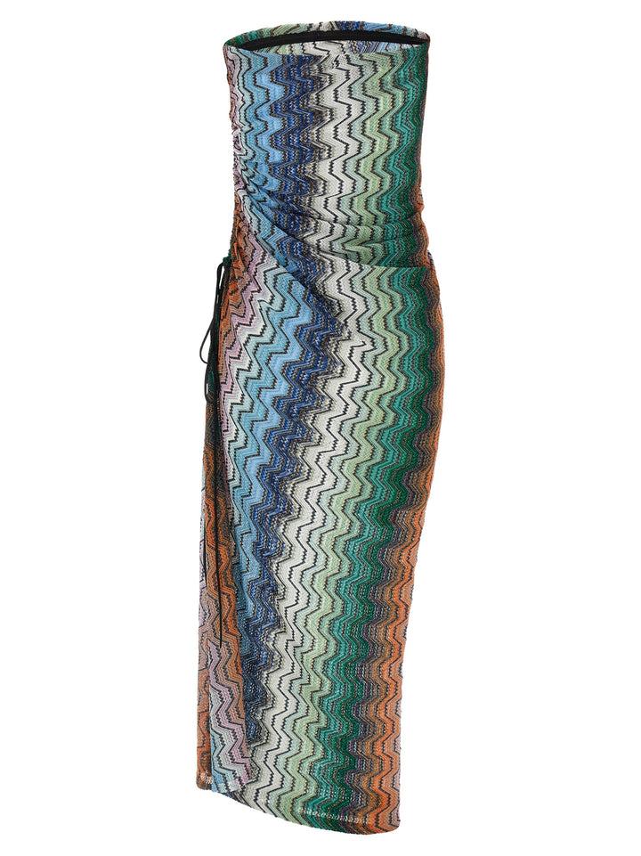 Missoni Greek Motif Cover-Up Dress Beachwear - Multicolor | 95f7955e0dced7f38613a41b7318c457f7e7b019