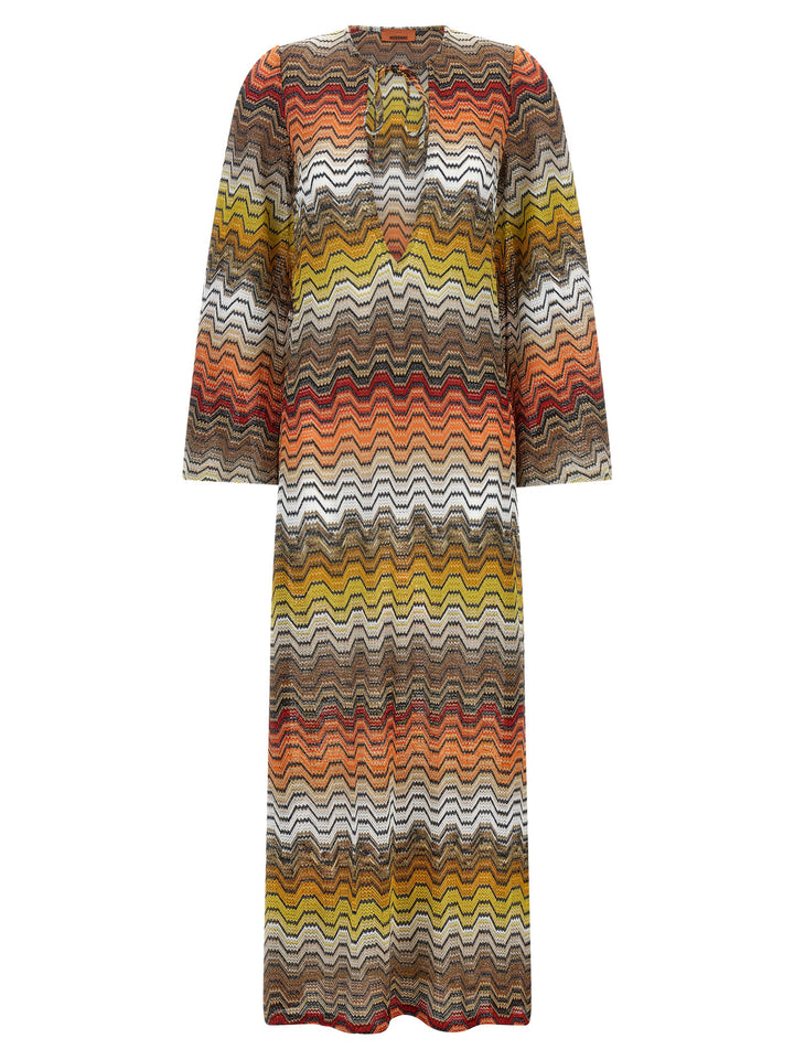 Missoni Greek Motif Cover-Up Dress Beachwear - Multicolor | f62a78c41141368dce7399628bd3cab2227d5cf4