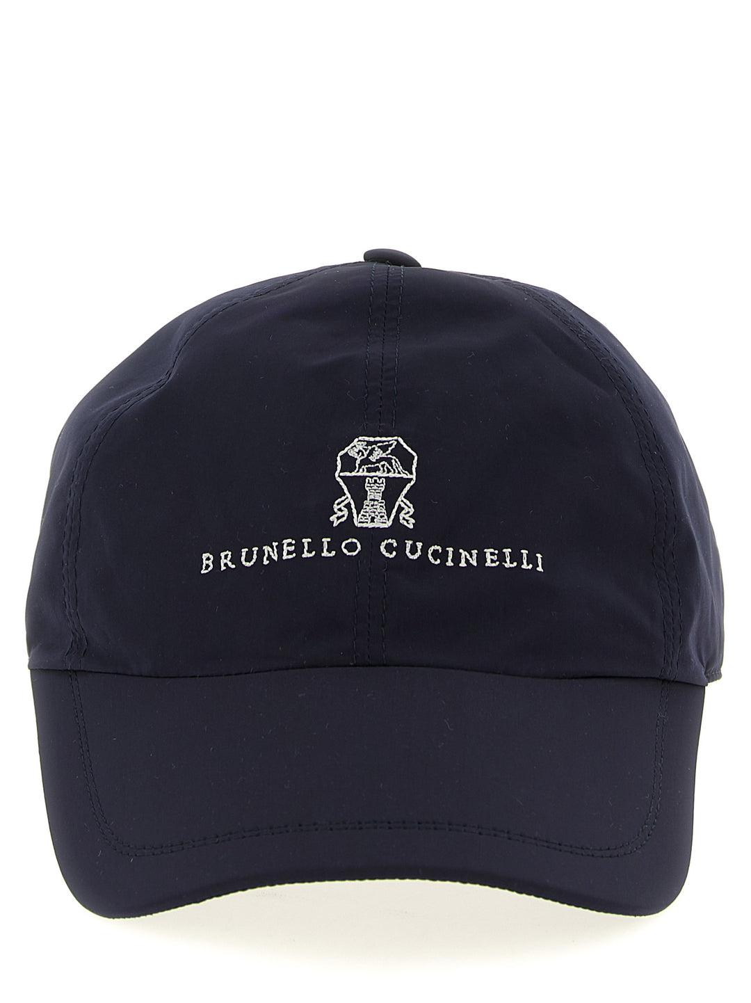 Brunello Cucinelli Logo Embroidery Cap Hats - Blue | 7be563ee6ee50ca347b8752b837c5446eed62946