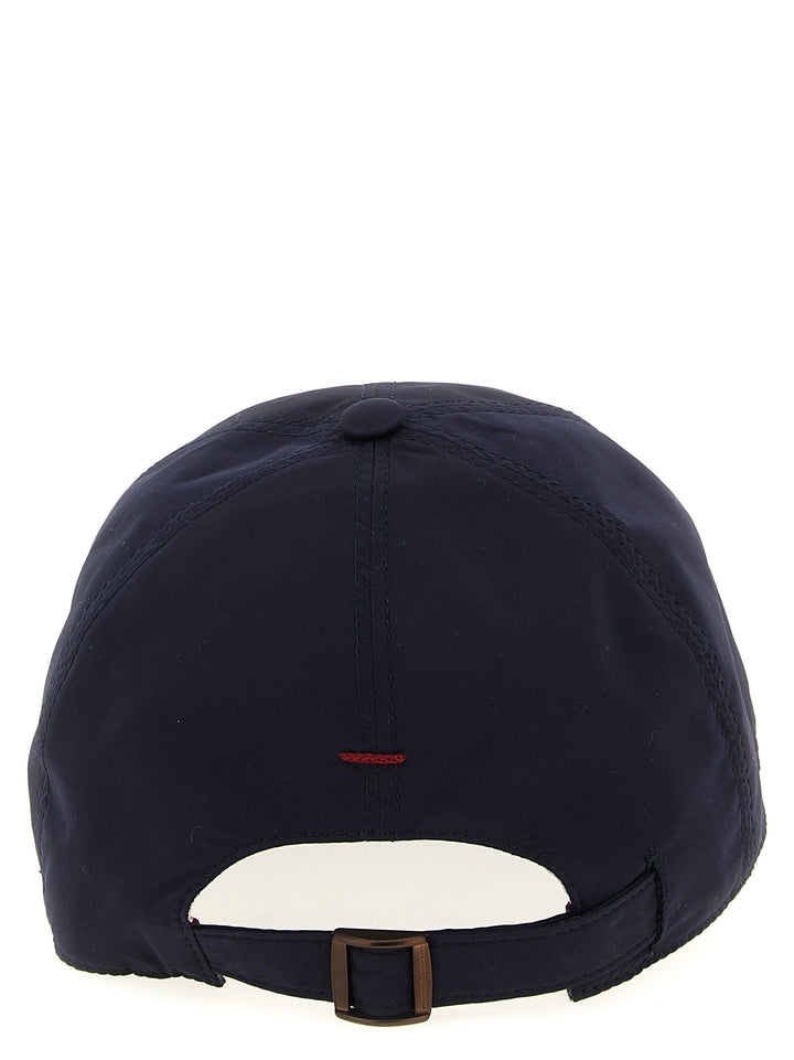 Brunello Cucinelli Logo Embroidery Cap Hats - Blue | baaaa1b5f93c2c2a595980bd497ff453ad92b37d