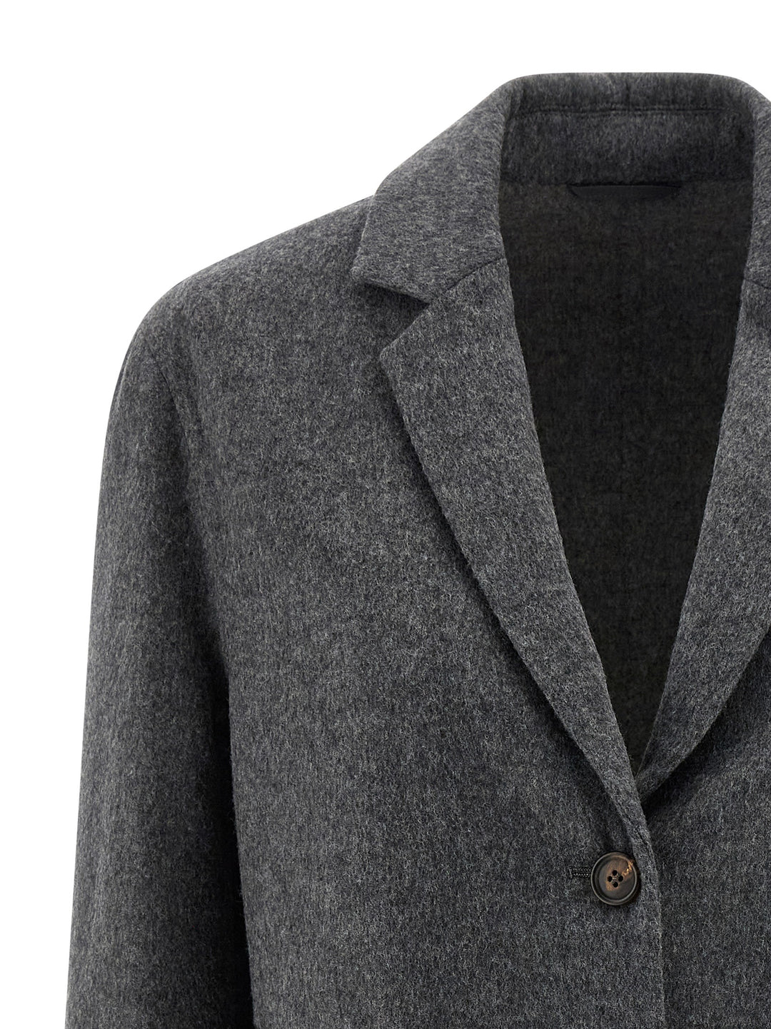 Brunello Cucinelli Crop BlazerS - Gray | 2adf9983dfb3a6301492bae5e3bf14753547301e