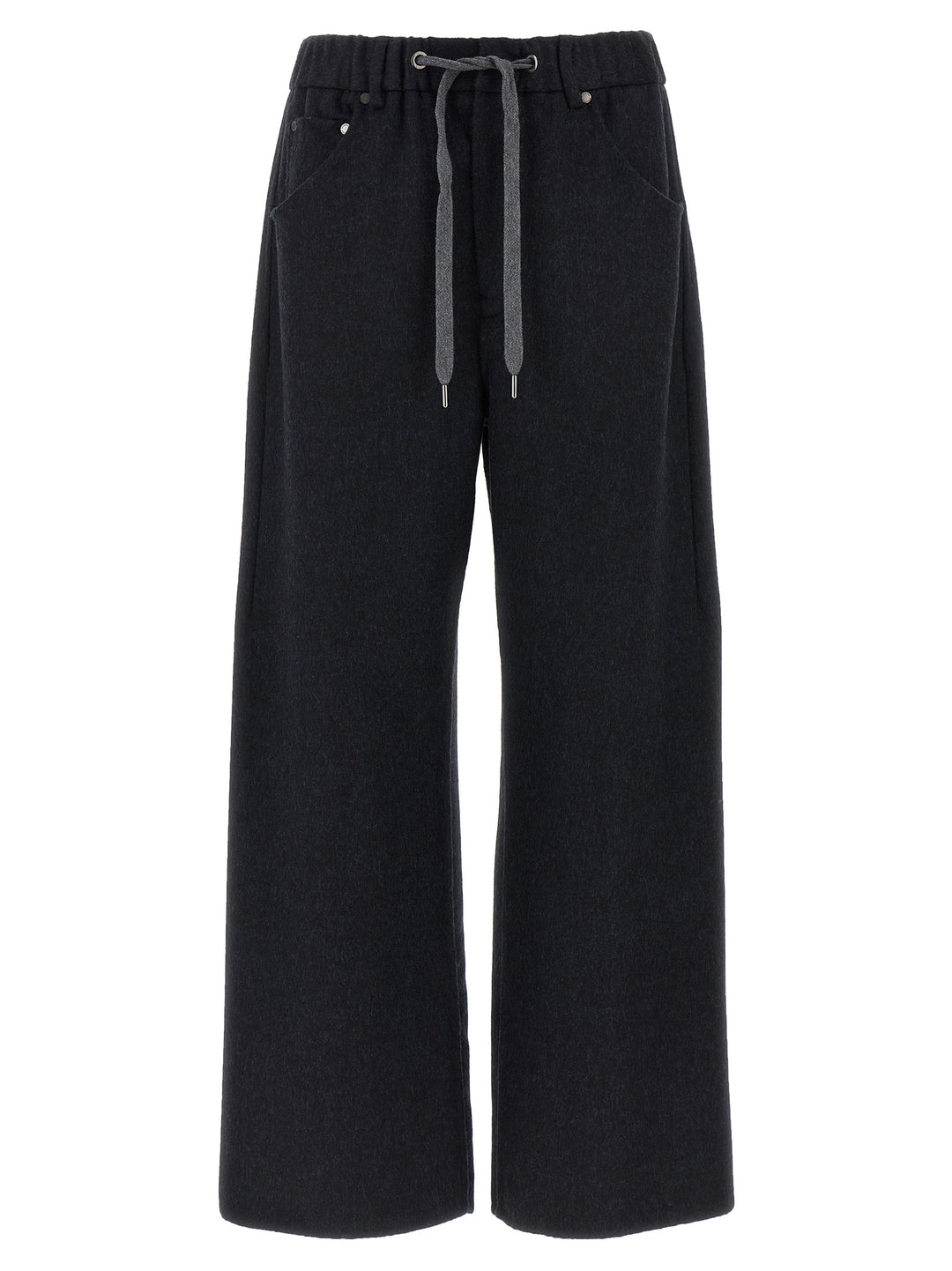 Brunello Cucinelli Flannel Pants - Gray | f1e0453367e169fcd200c36e9851c3d6c93433eb