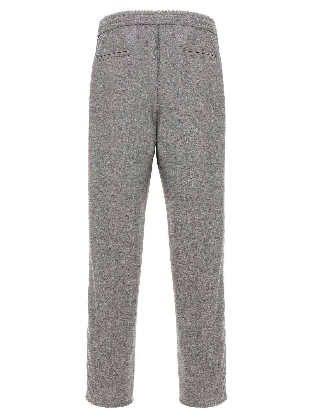 Brunello Cucinelli Front Pleat Pants - Gray | 9e19f2fa1205d35b54e1650a71f5b762657dbf55