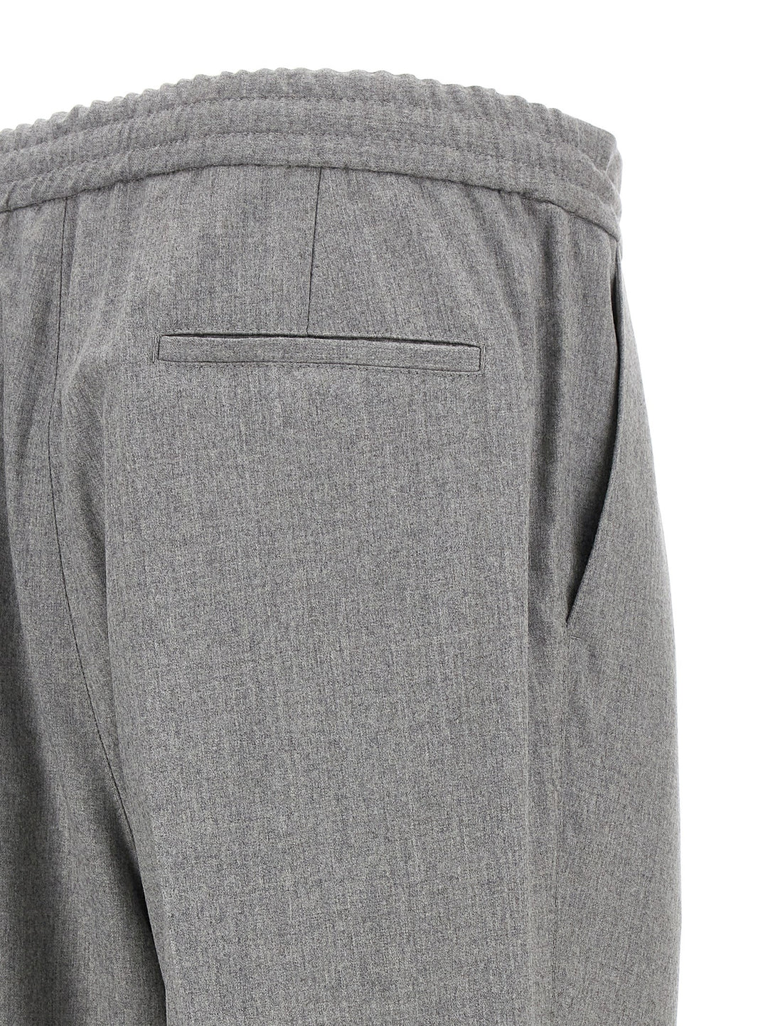 Brunello Cucinelli Front Pleat Pants - Gray | 70e7fbcdb7d16efcba7b5e840549bc4434a86961