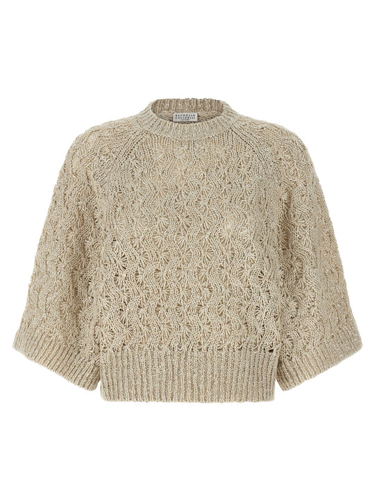 Dazzling Sweaters And Cardigans Beige