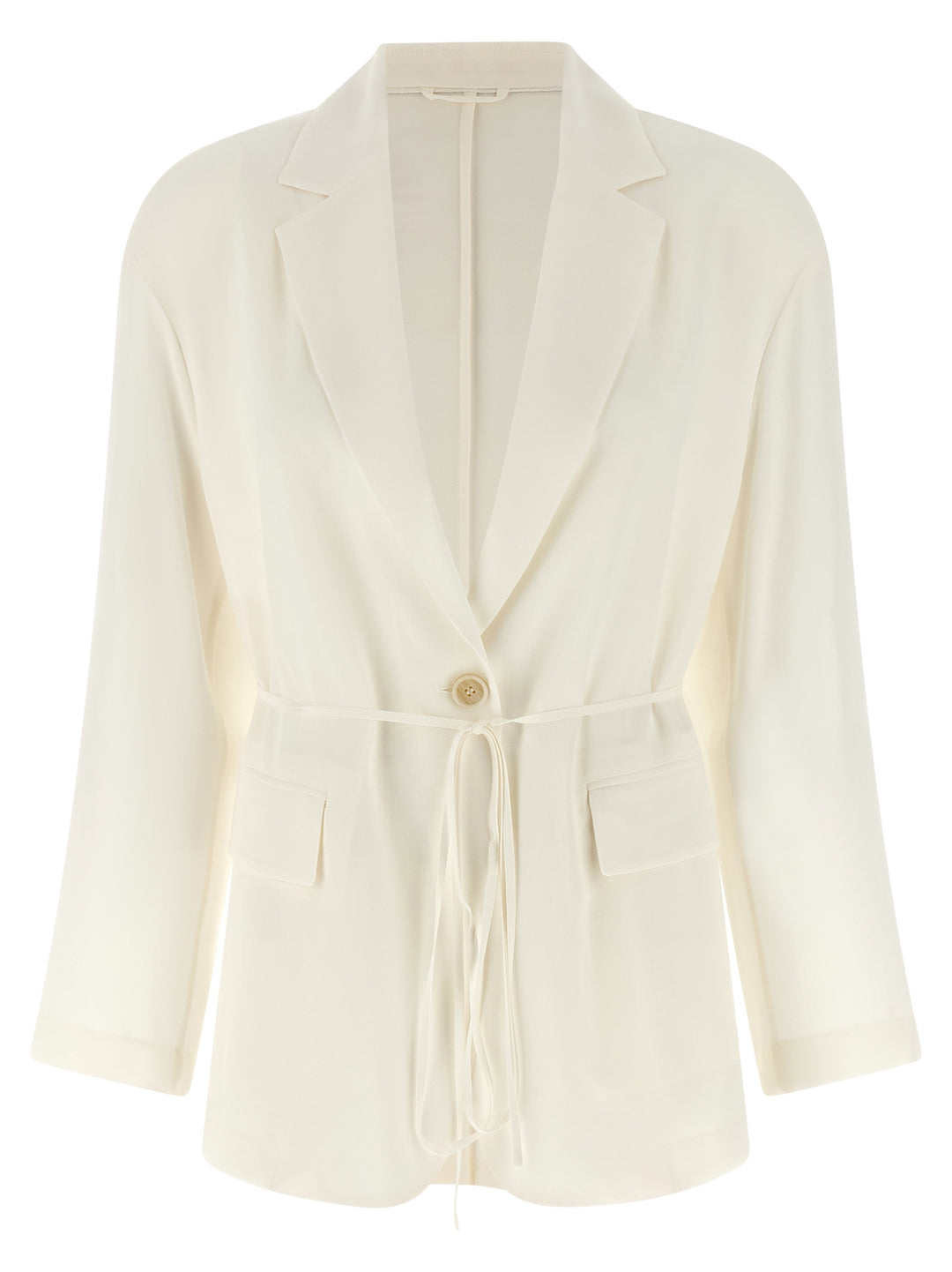 Brunello Cucinelli Silk Blazer BlazerS - Beige | 251463c38c9664db2b801d4fce6962c318fc81d4