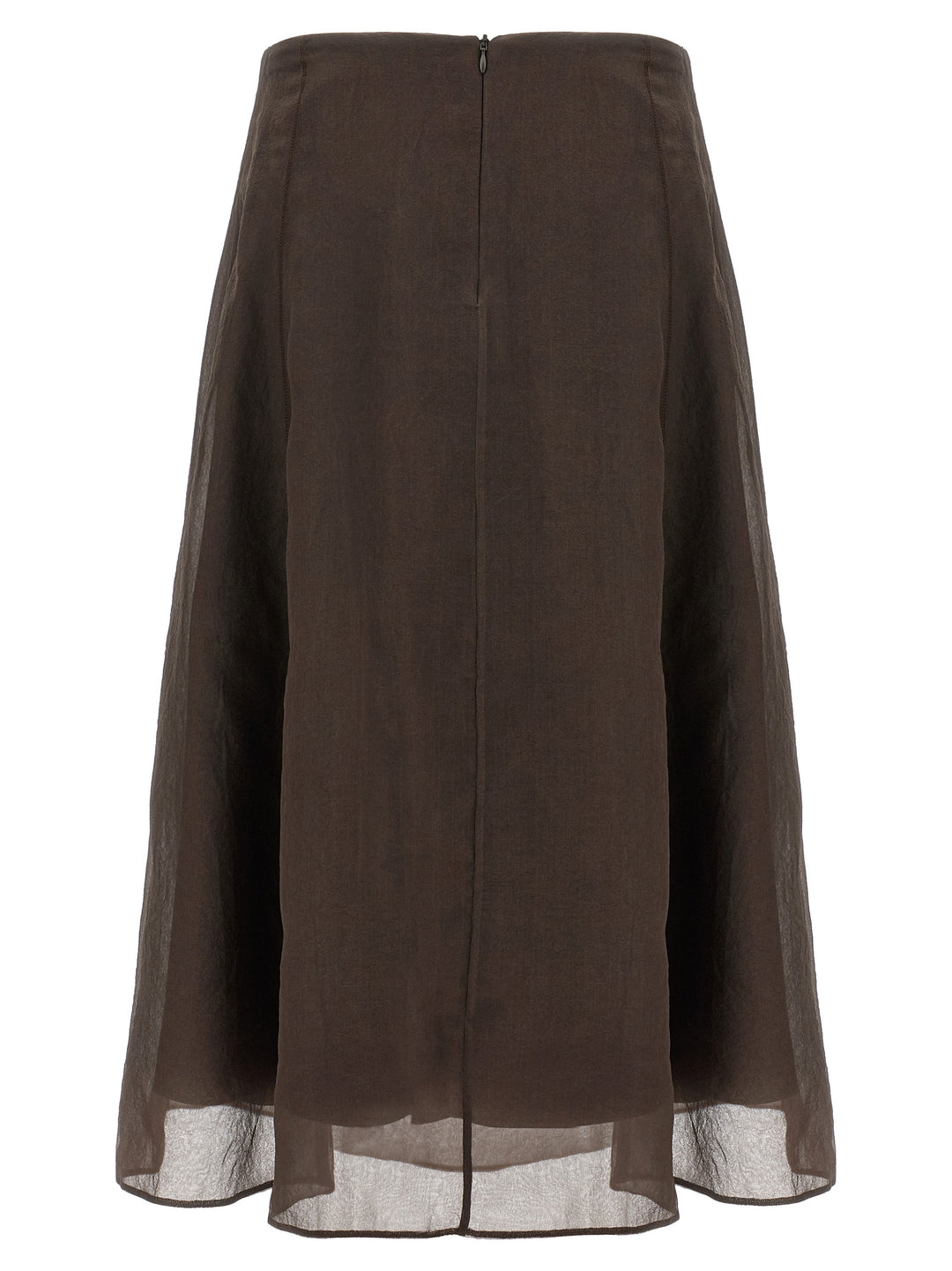 Brunello Cucinelli Circle Skirts - Brown | 347b0d2925a85460125c2b731bfc681b03db0b39