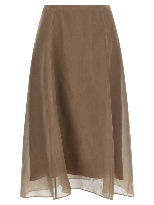 Circle Skirts Beige