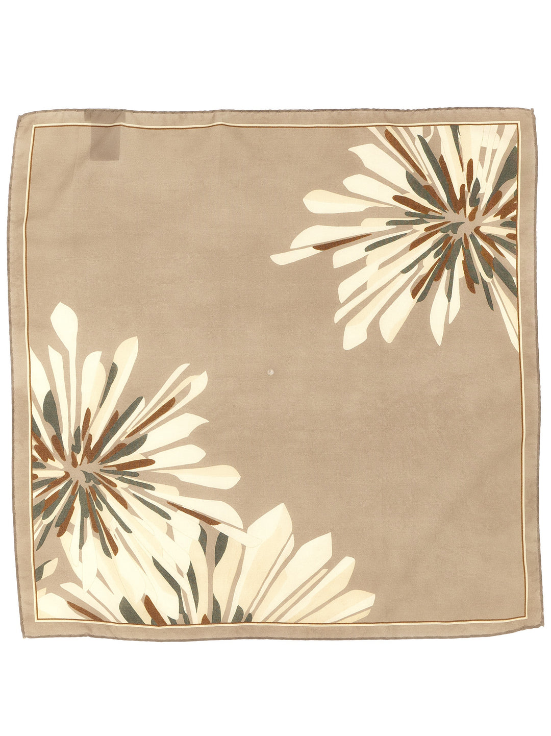 Brunello Cucinelli Bloom Print Scarves and Foulards - Green | 26866ba35701afd1c9da4858469d9558f662f946