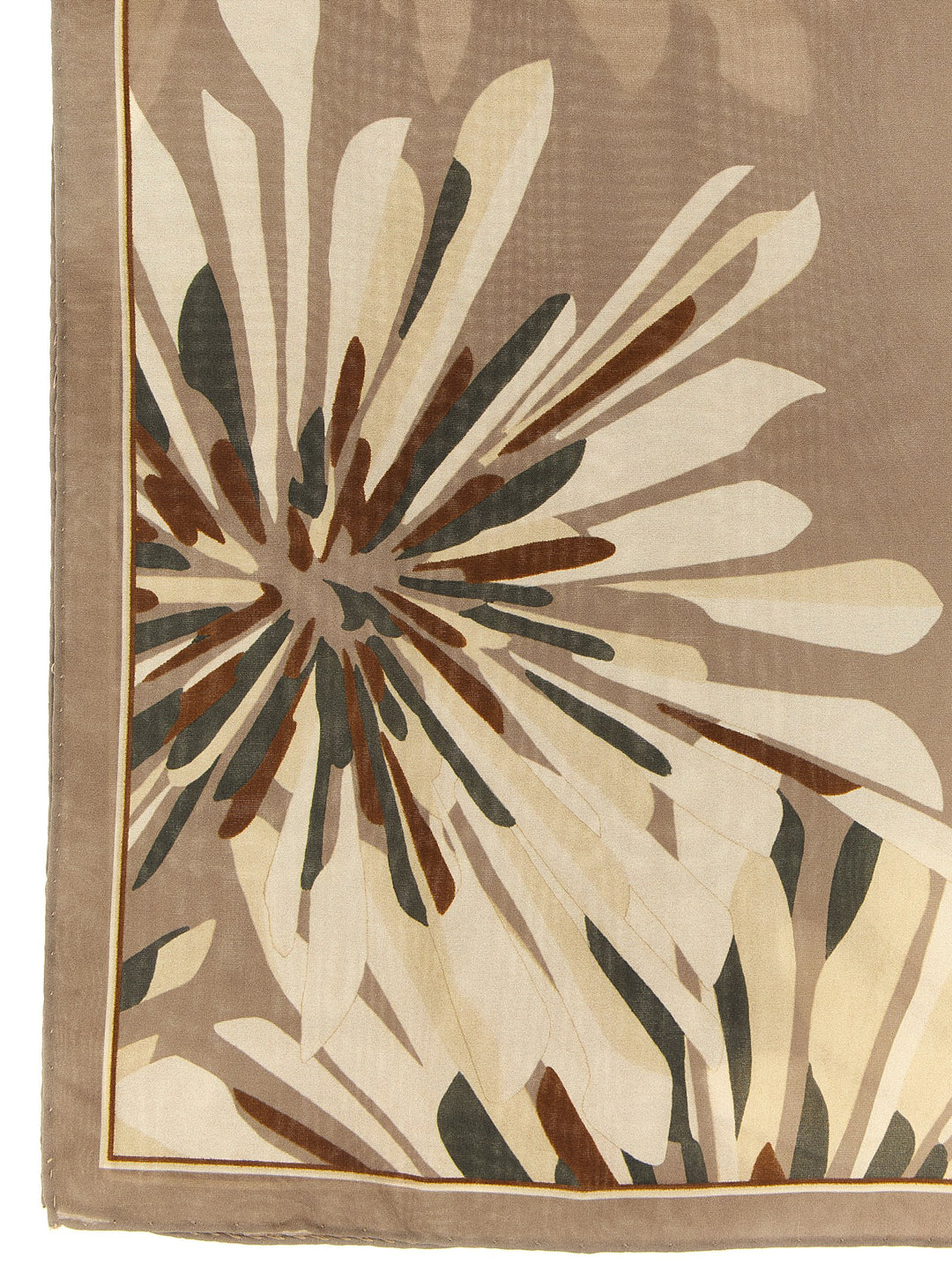 Brunello Cucinelli Bloom Print Scarves and Foulards - Green | 825224d3520a7299c0d72f5d58cab6f00c50adc3