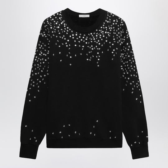Crew-Neck Sweatshirt Crystals