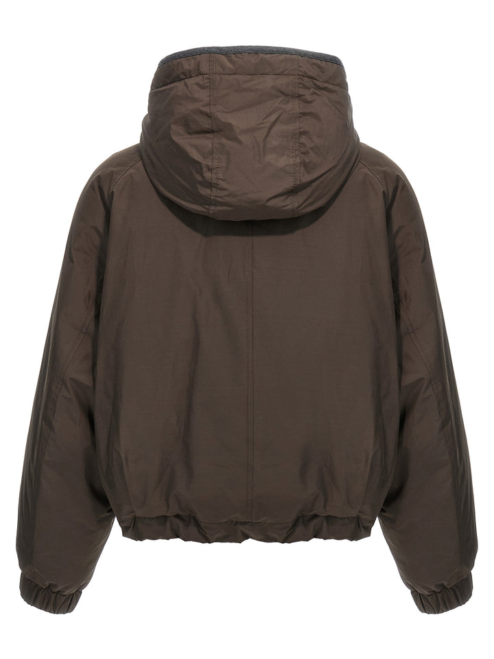 Brunello Cucinelli Cropped Down Jacket Puffer Jackets - Brown | df98c9972fdb3121132ccad62a19700e0736f6f2