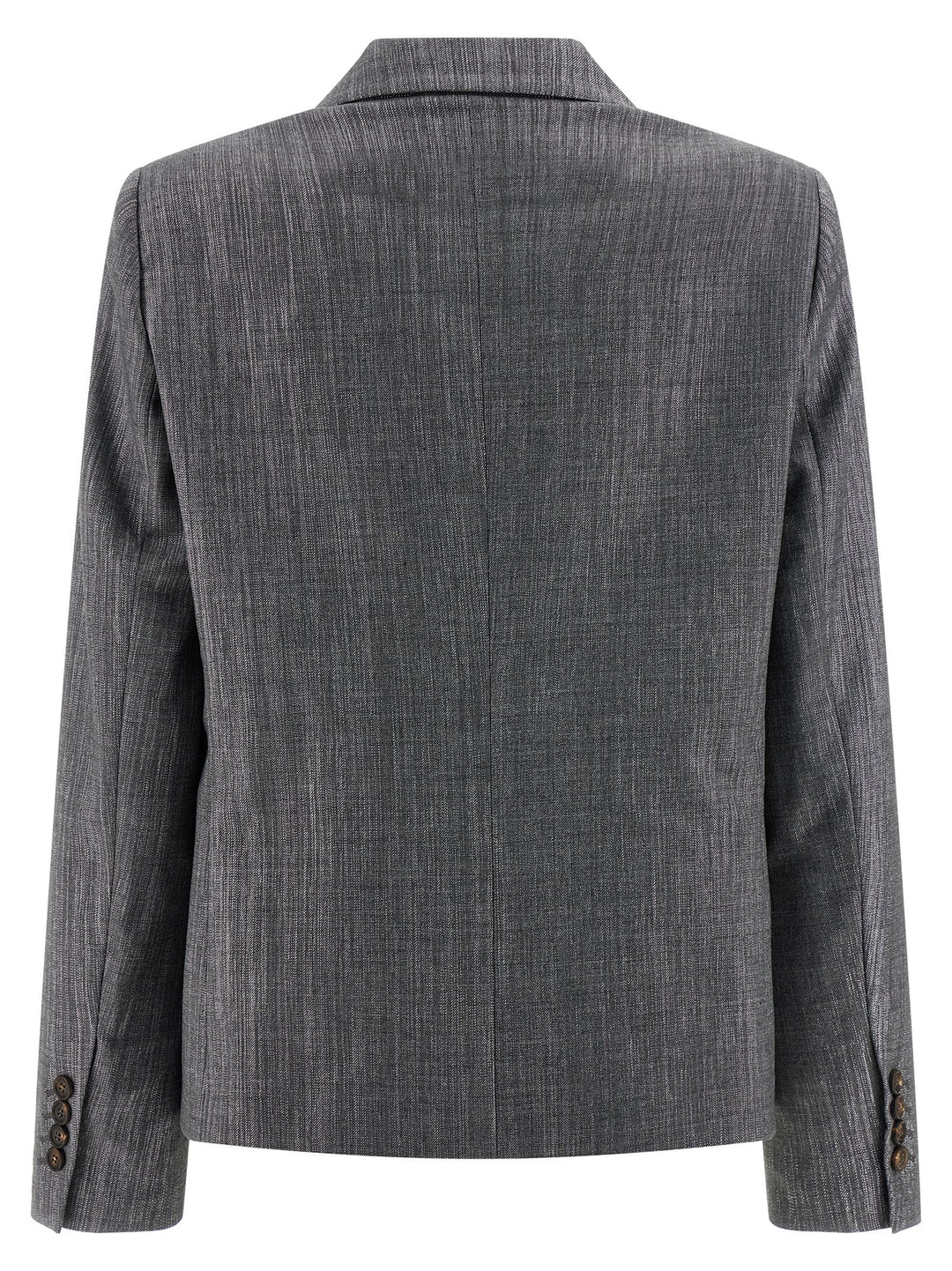 Brunello Cucinelli Blazer Twill Sparkling BlazerS - Silver | a4824d0ab85dcfc26595296082e3d1c09cbf738a