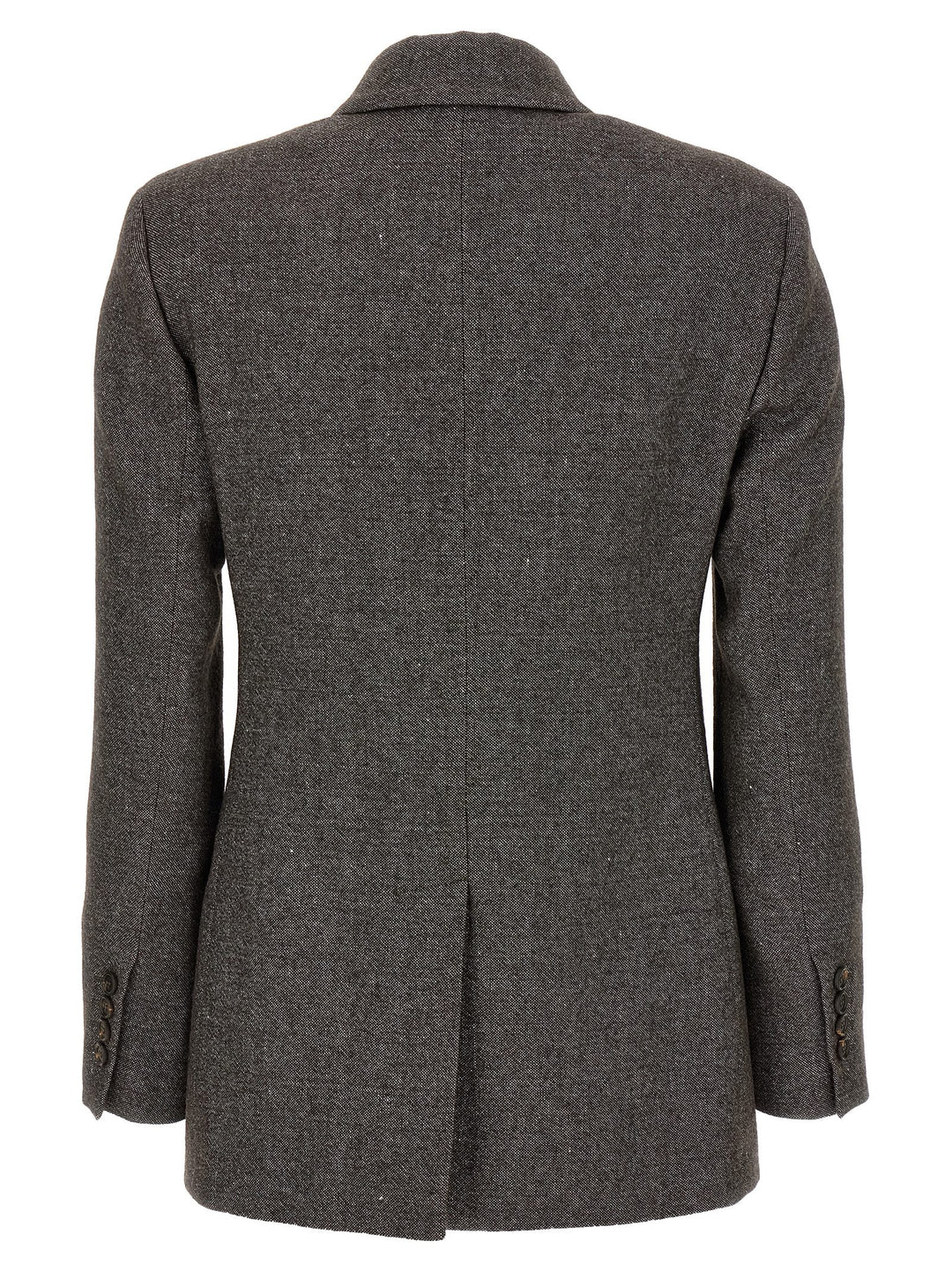 Brunello Cucinelli Blazer Tweed Monile BlazerS - Brown | 1589f3ab02130067bac604f8da455cb7036f9f86