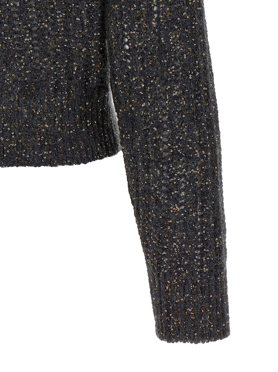 Brunello Cucinelli Rustic Dazzling Net Sweaters and Cardigans - Gray | 6cd8845117607f64b53712d3bd57cc1d3be8d972