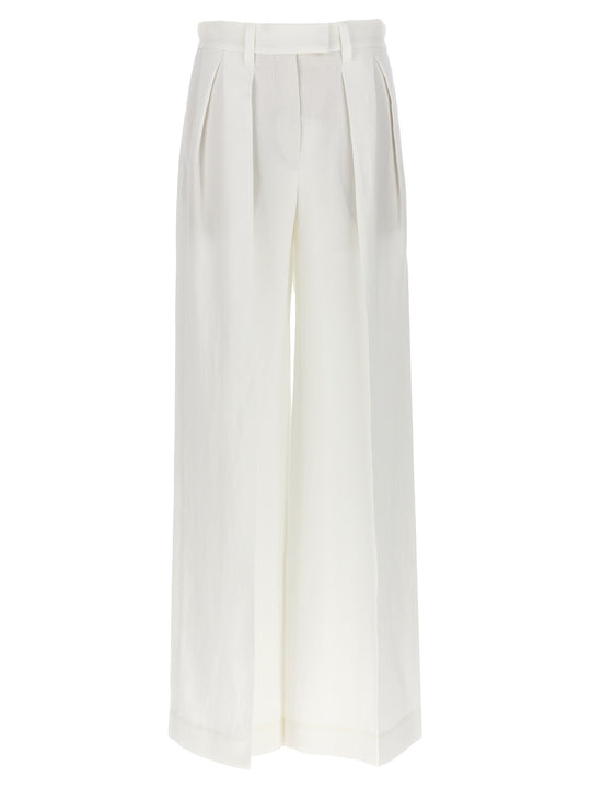 Palazzo Pants White