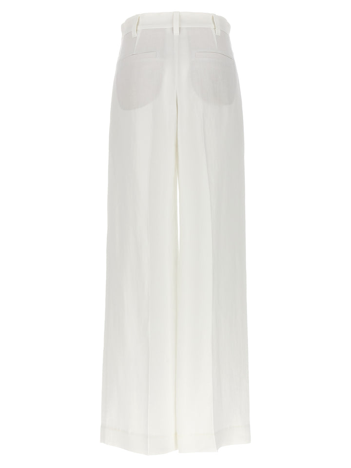 Brunello Cucinelli Palazzo Pants - White | bdeb62a6ecb3941e6faf8fdc7304393498486ee5