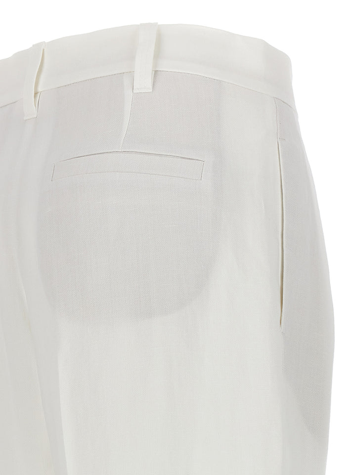 Brunello Cucinelli Palazzo Pants - White | 84a29bdde5b00907ad5e9762fccfaa634b3857b3
