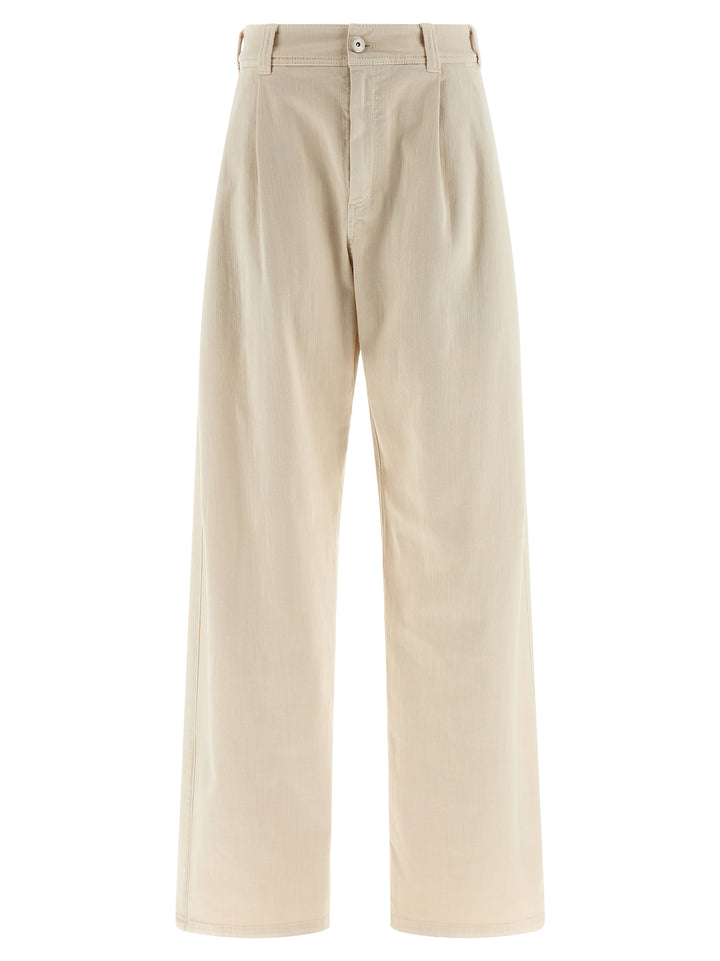 Brunello Cucinelli Pleat Pants - Beige | c97abf8d5143e4ca724f2c368b43ee1c1b83a10a