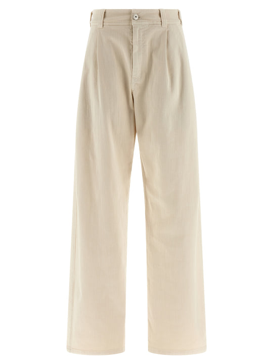 Pleat Pants Beige
