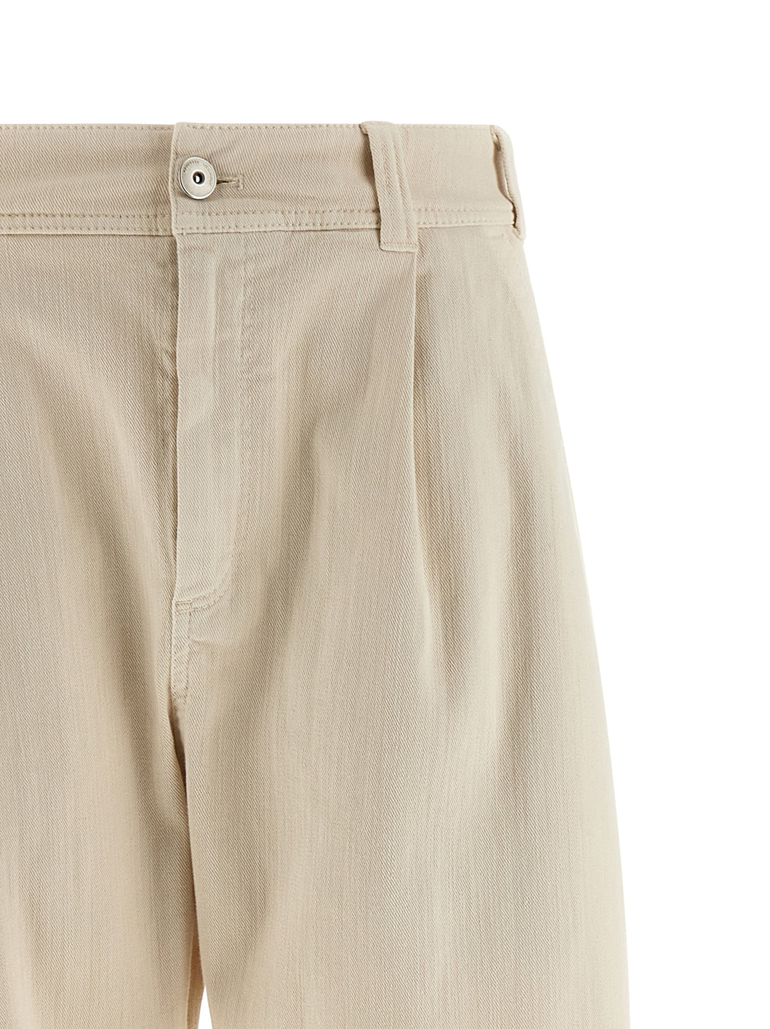 Brunello Cucinelli Pleat Pants - Beige | 26184442f6c840974a745c574195554a510e3a24