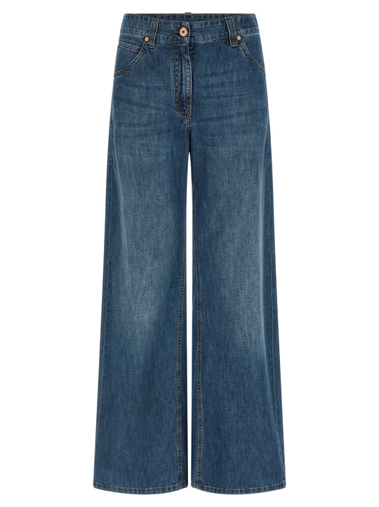 Wide Leg Jeans Blue