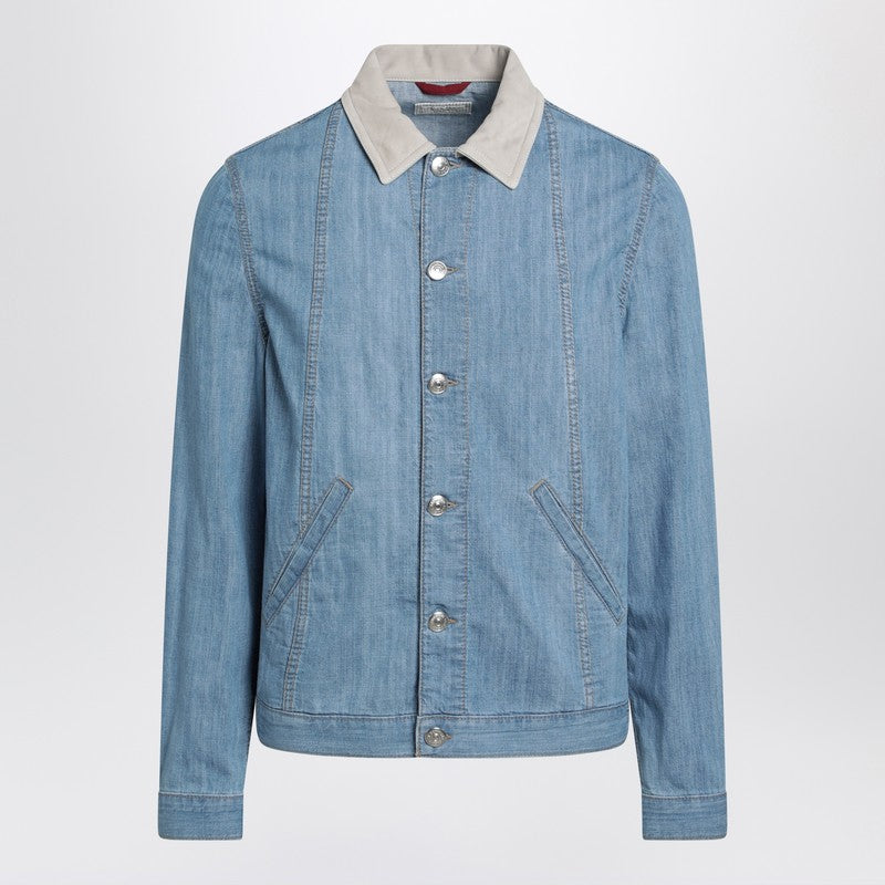 Brunello Cucinelli Coats & Jackets - Blue | 1f9faed7f6ef4107eb6b2415cbcdb4c77e43e1ac