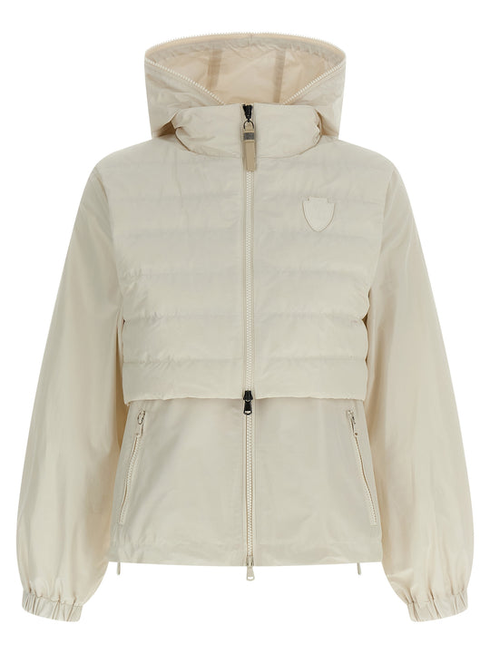 2 In 1 Jacket Puffer Jackets Beige