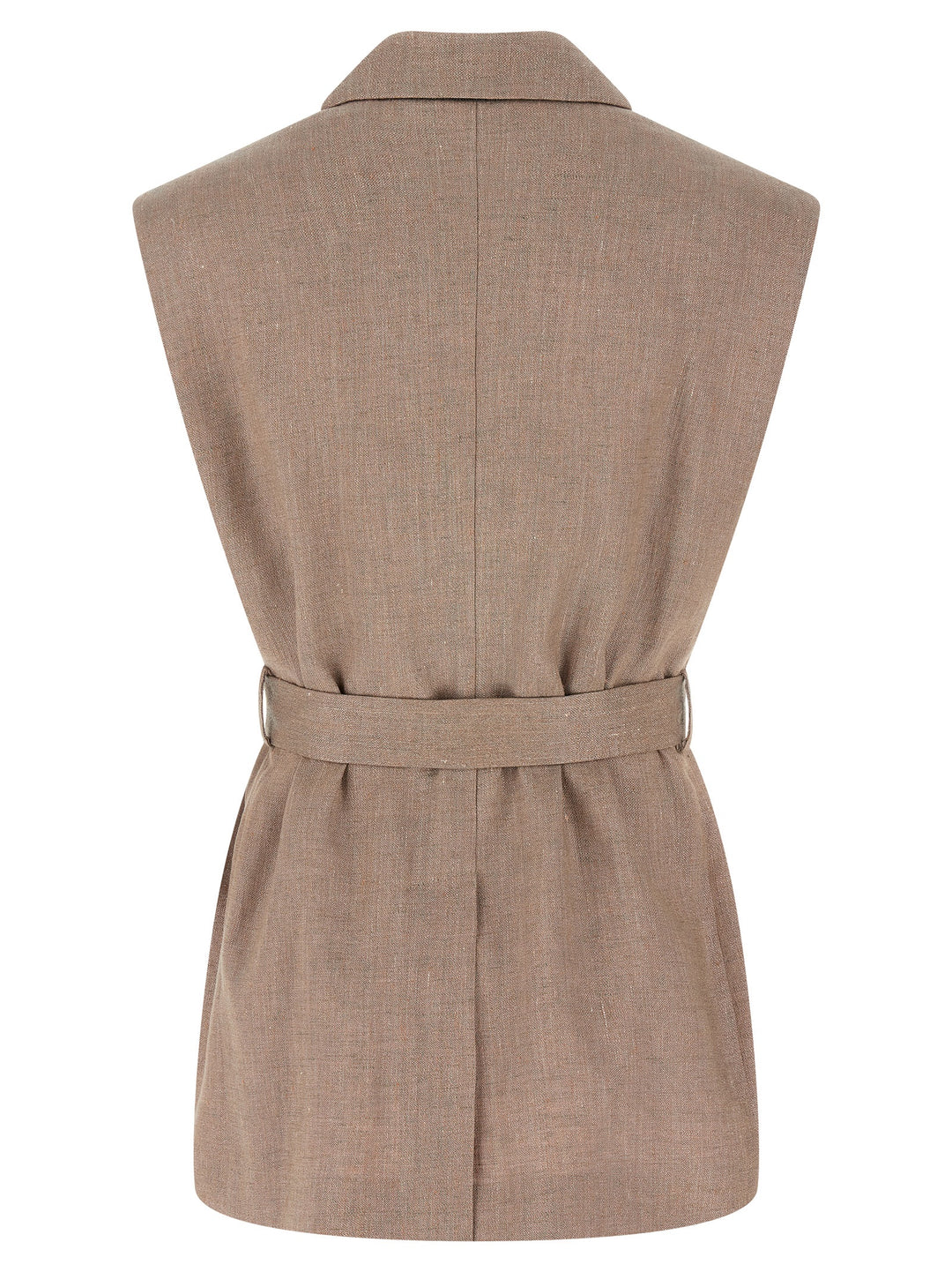 Brunello Cucinelli Belted Vest Gilet - Pink | 2d6dbecc7477c49bda1fa8ea0193e02d75411694