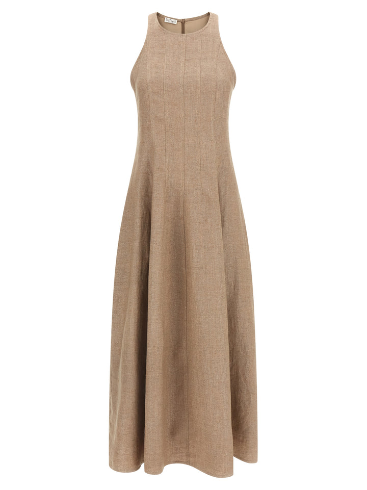Brunello Cucinelli Sparkling Dresses - Beige | 27c70e06f8401765a53bb5609ddb0b7c46195e82