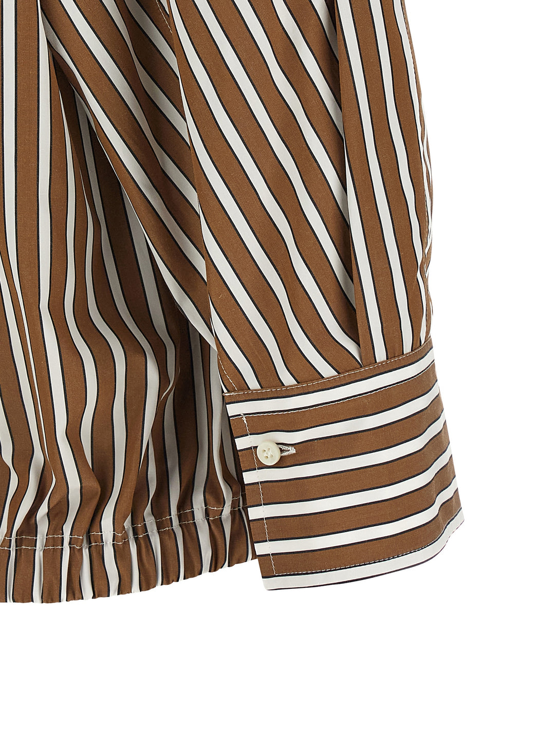 Brunello Cucinelli Shadow Shirt and Blouse - Brown | e920904667131bb59c4ae4f2622c8a43d54258ae