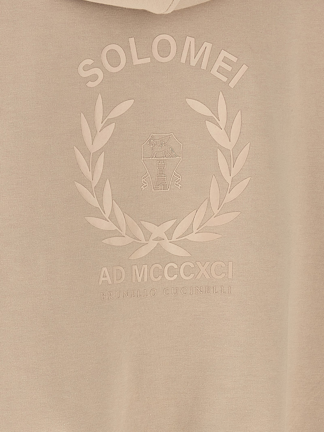 Brunello Cucinelli Solomei Ad Mcccxci Sweatshirt - Beige | 2a6a7513ab7a5ee29ec3c43b9b7267cc99dbaf05