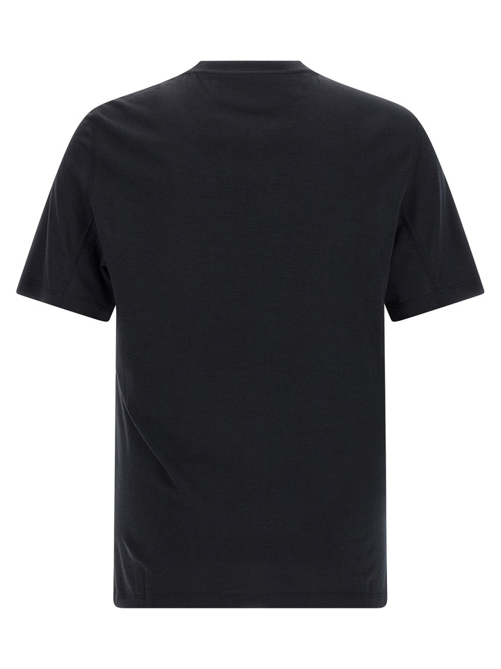 Brunello Cucinelli Silk T-shirt - Black | 91447e31e105190d4ef5d447dc38ad654c75e685