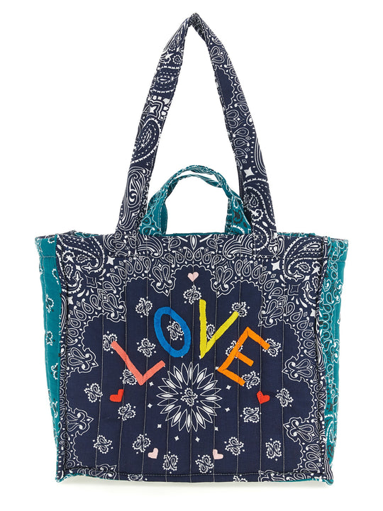 Cabas Tote Bag Blue